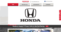 Desktop Screenshot of hondanews.eu